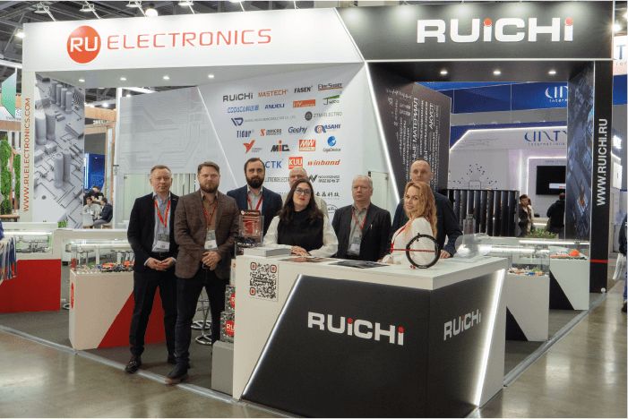 В Москве прошла 27-я международная выставка ExpoElectronica 2025! Фото- и видеоотчёт со стенда РУ Электроникс.