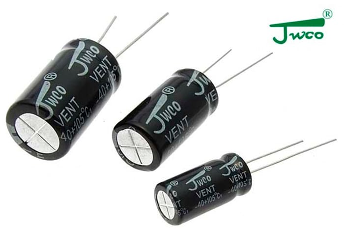 Электролитические конденсаторы торговой марки JWCO.