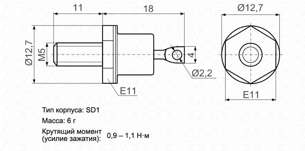 Миниатюра: Схема Д112-10Х-12
