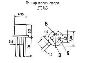 Миниатюра: Схема 2Т316Б (201*г)