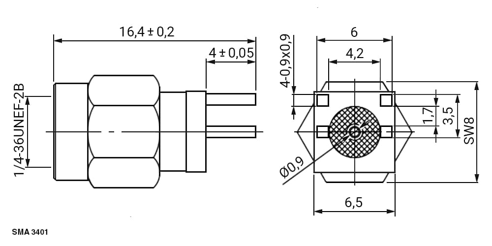 Миниатюра: Схема SMA 3401