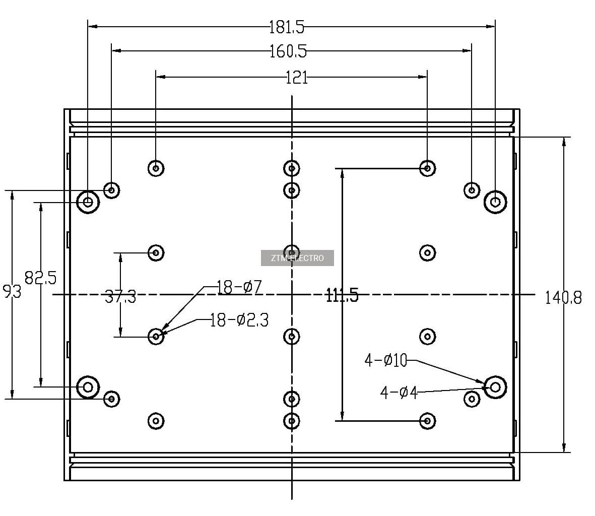 Миниатюра: Схема Z15-9 (200x165x65) 3