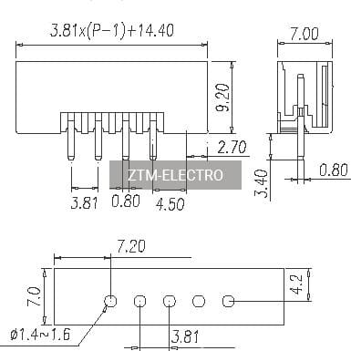 Миниатюра: Схема ZCH381VM-12P