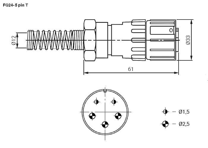 Миниатюра: Схема FQ24-5pin TJ-12