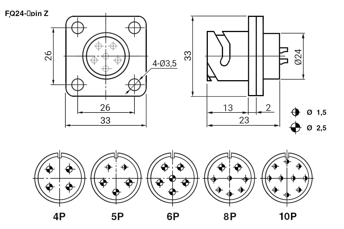 Миниатюра: Схема FQ24-10pin ZK