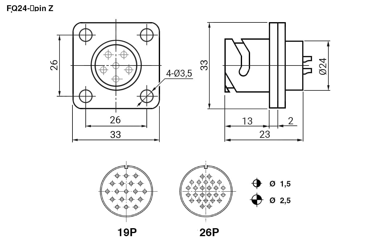 Миниатюра: Схема FQ24-26pin ZK