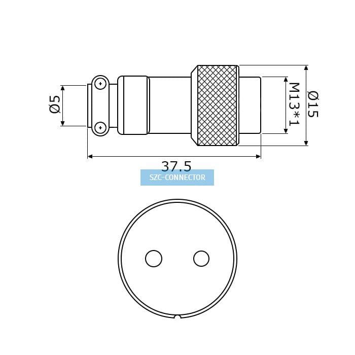 Миниатюра: Схема GX12M-2