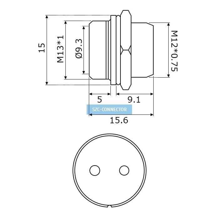 Миниатюра: Схема GX12M-2B