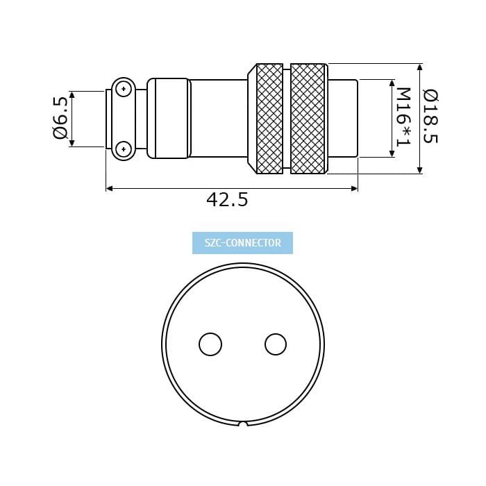 Миниатюра: Схема GX16M-2
