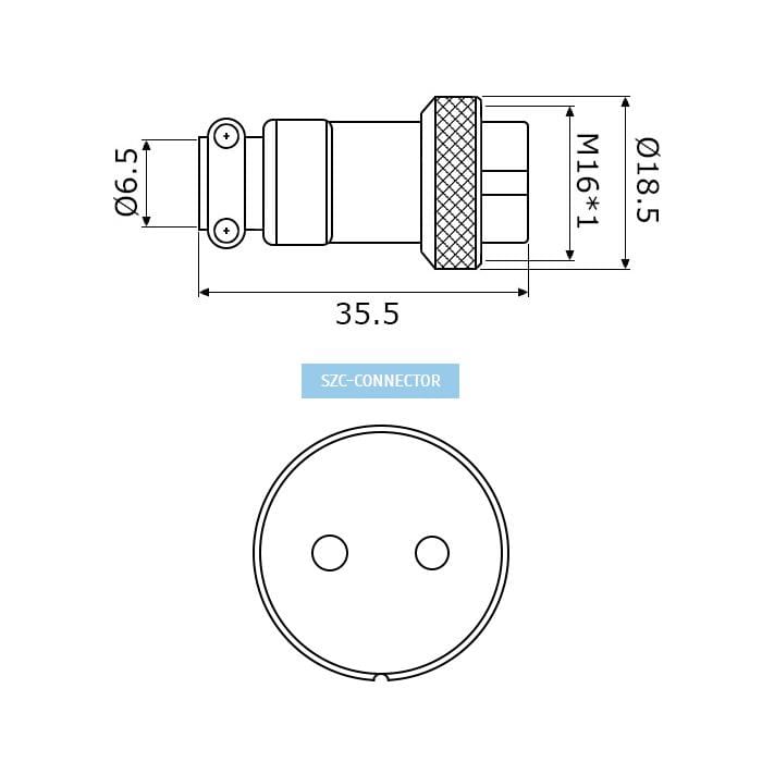 Миниатюра: Схема GX16M-2A