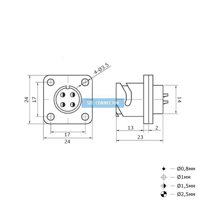 Миниатюра: Схема FQ14-4pin ZJ