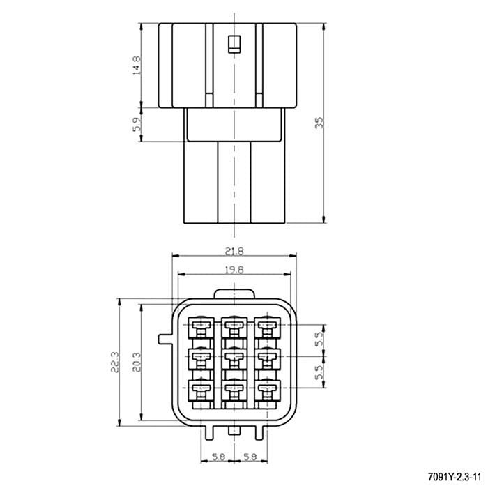 Миниатюра: Схема 7091Y-2.3-11