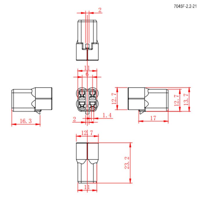 Миниатюра: Схема 7045F-2.2-21