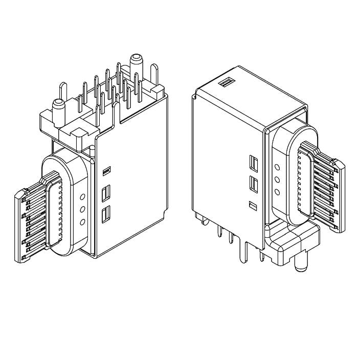 Миниатюра: Схема USB3.1 TYPE-C 24PF-017