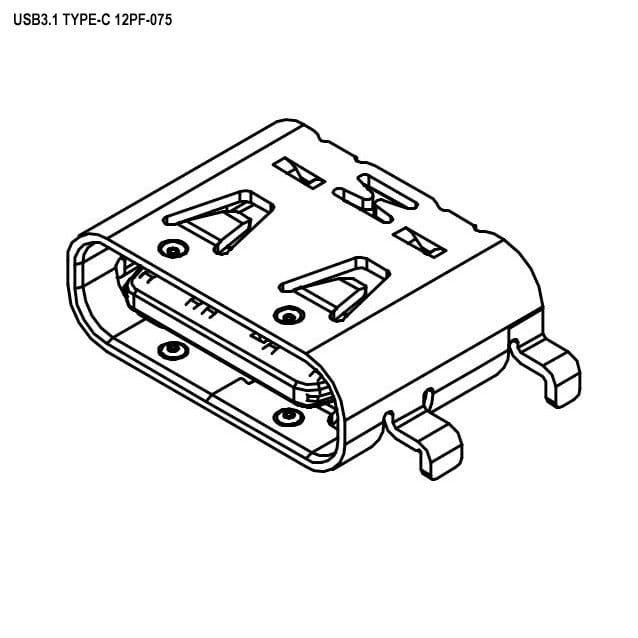 Миниатюра: Схема USB3.1 TYPE-C 12PF-075
