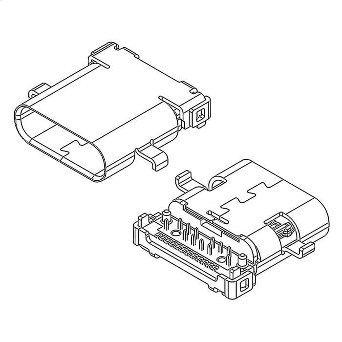 Миниатюра: Схема USB3.1 TYPE-C 24PF-006
