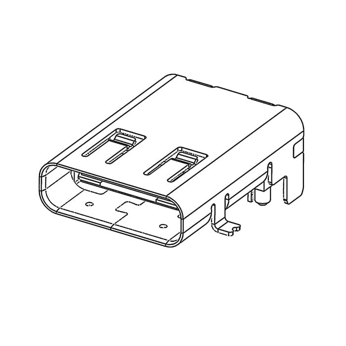 Миниатюра: Схема USB3.1 TYPE-C 24PF-021