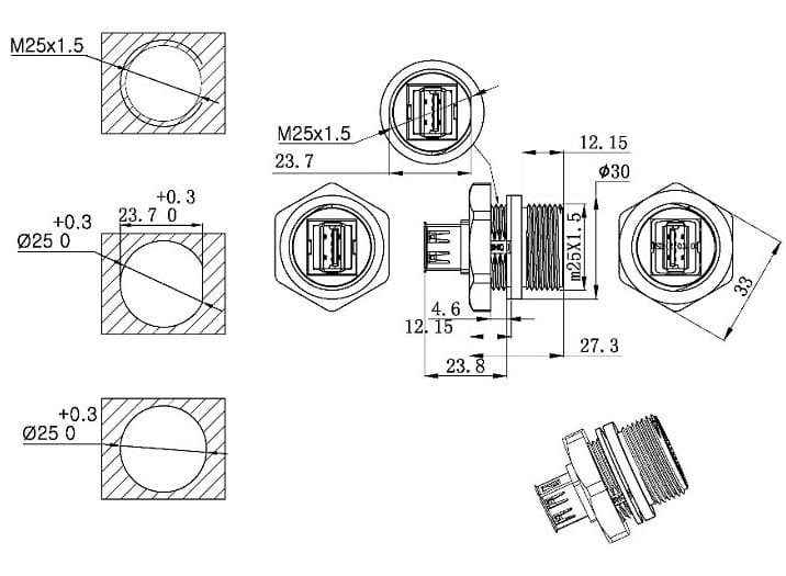 Миниатюра: Схема M25USBZ0-3.0