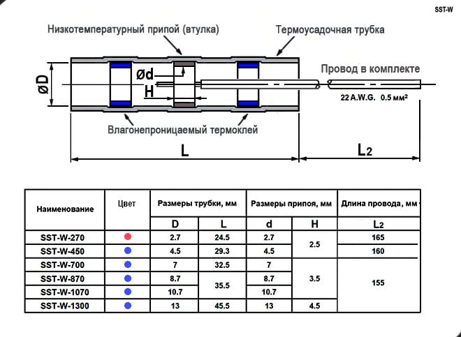 Миниатюра: Схема SST-W-1070