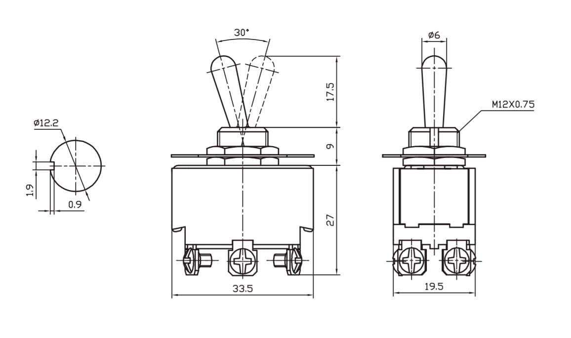Миниатюра: Схема KN3(B)-202 on-on