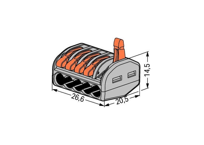 Миниатюра: Схема 222-415 WAGO