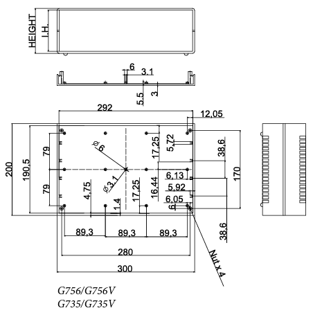 Миниатюра: Схема G756 (300х200х75)