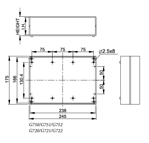 Миниатюра: Схема G722 (245х175х90)