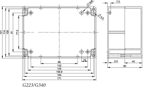 Миниатюра: Схема G223C (171х121х80)