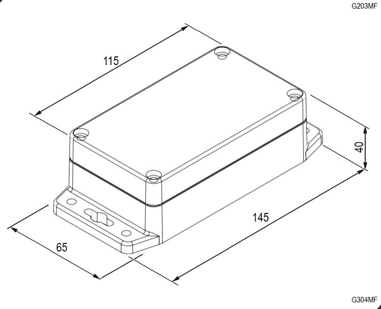 Миниатюра: Схема G203CMF (115x65x40)