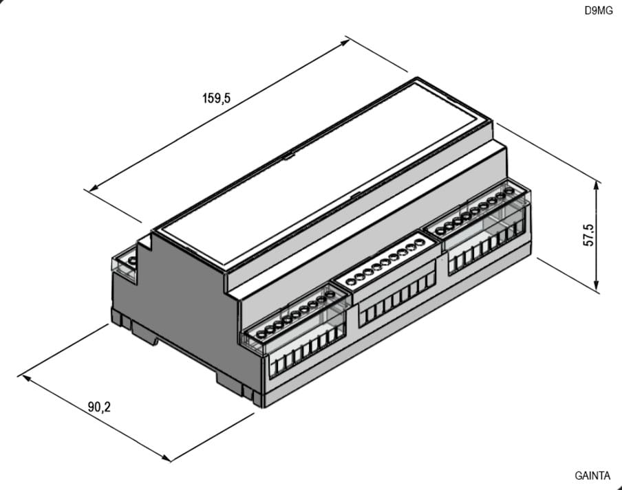 Миниатюра: Схема D9MG (159.5x90.2x57.5)