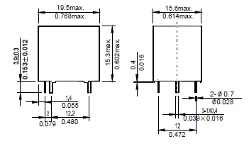 Миниатюра: Схема NT73-2-C-15-DC5V-0.36