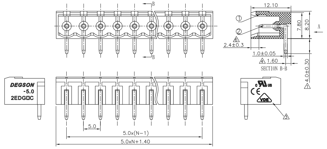 Миниатюра: Схема 2EDGRC-5.0-03P-14-00Z(H)