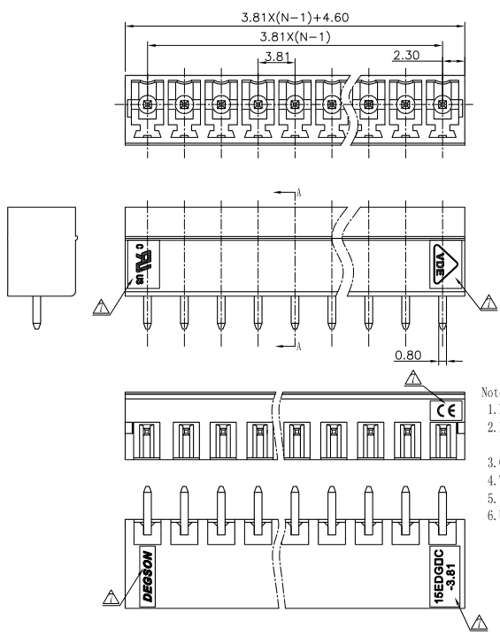 Миниатюра: Схема 15EDGVC-3.81-06P-14-00Z(H) 1