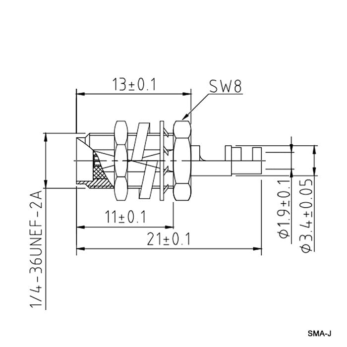 Миниатюра: Схема END/SMA-J 26CM