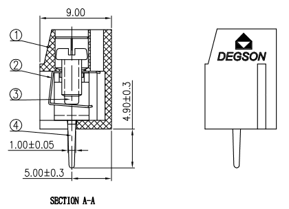 Миниатюра: Схема DG305-5.0-02P-12-00A(H) 2