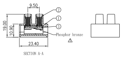 Миниатюра: Схема DG12HSWP-1.2-03P-17-100Z(H) 2