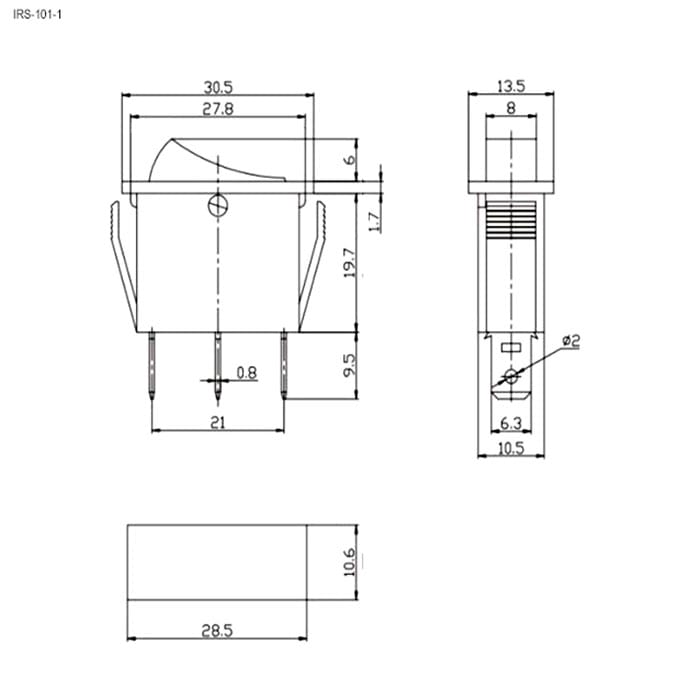 Миниатюра: Схема IRS-101-1C ON-OFF