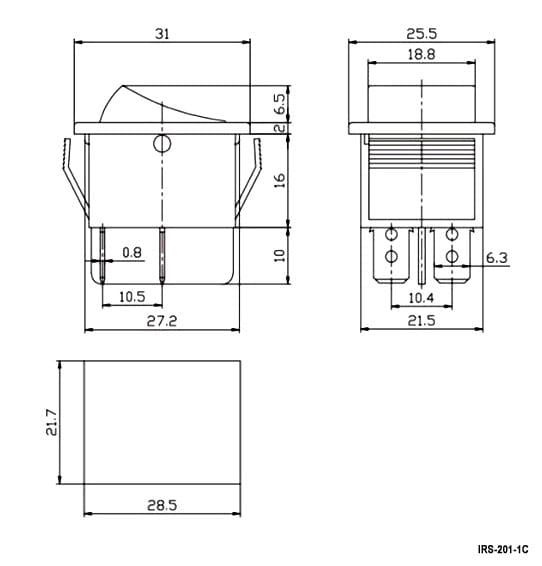 Миниатюра: Схема IRS-201-1C ON-OFF