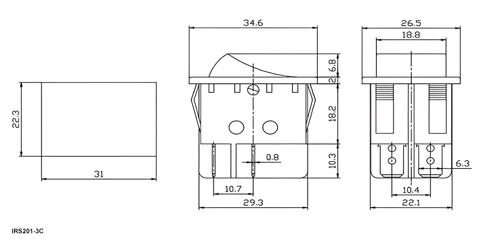 Миниатюра: Схема IRS-201-3C ON-OFF