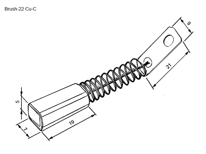 Миниатюра: Схема brush-22 Cu-C