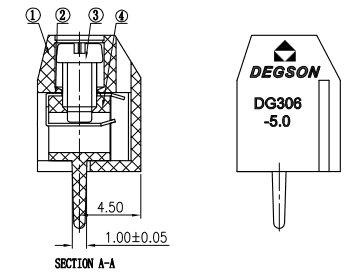Миниатюра: Схема DG306-5.0-03P-12-00Z(H) 2