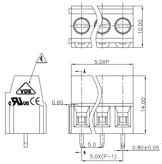 Миниатюра: Схема DG500-5.0-03P-12-00A(H) 1