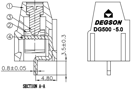 Миниатюра: Схема DG500-5.0-03P-12-00A(H) 2