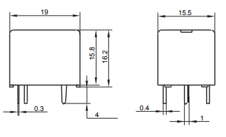 Миниатюра: Схема HK3FF-DC12V-SHG HKE