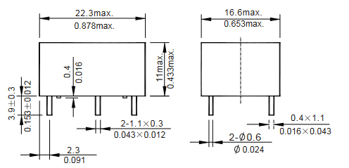 Миниатюра: Схема NT76-C-Z-DC9V-0.45W