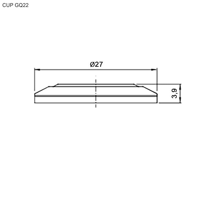 Миниатюра: Схема GQ22 D=22 mm cup