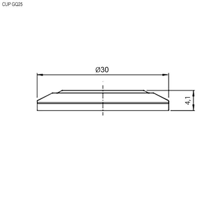 Миниатюра: Схема GQ25 D=25 mm cup