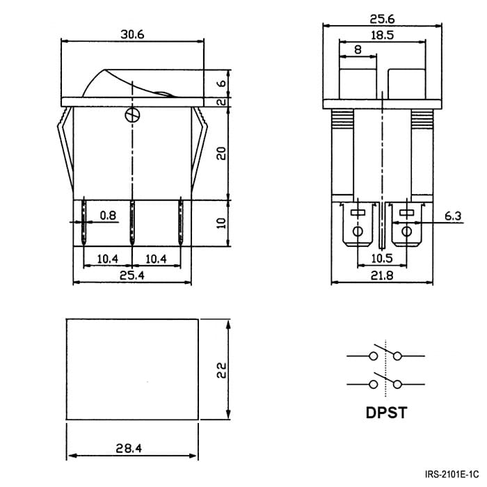 Миниатюра: Схема IRS-2101E-1C ON-OFF
