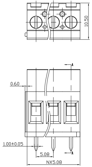 Миниатюра: Схема DG129-5.08-03P-14-00Z(H) 1