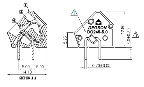 Миниатюра: Схема DG245-5.0-03P-11-00Z(H) 2